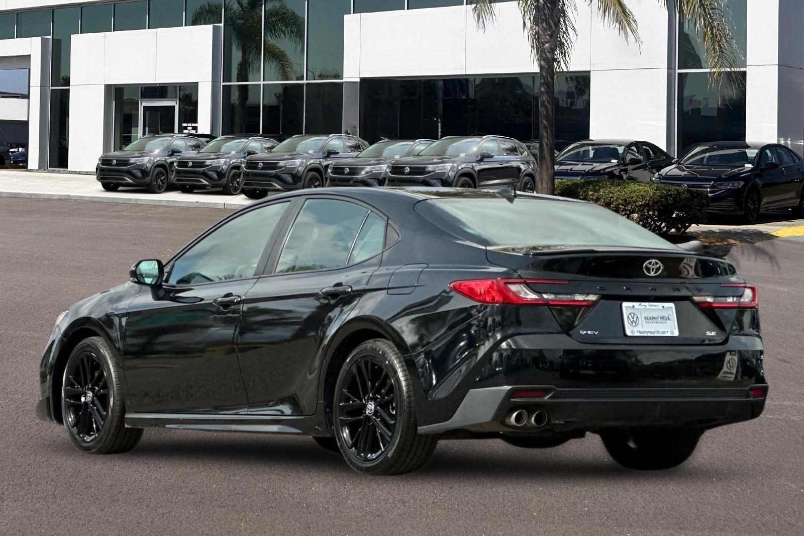 Used 2025 Midnight Black Metallic Toyota SE image 5