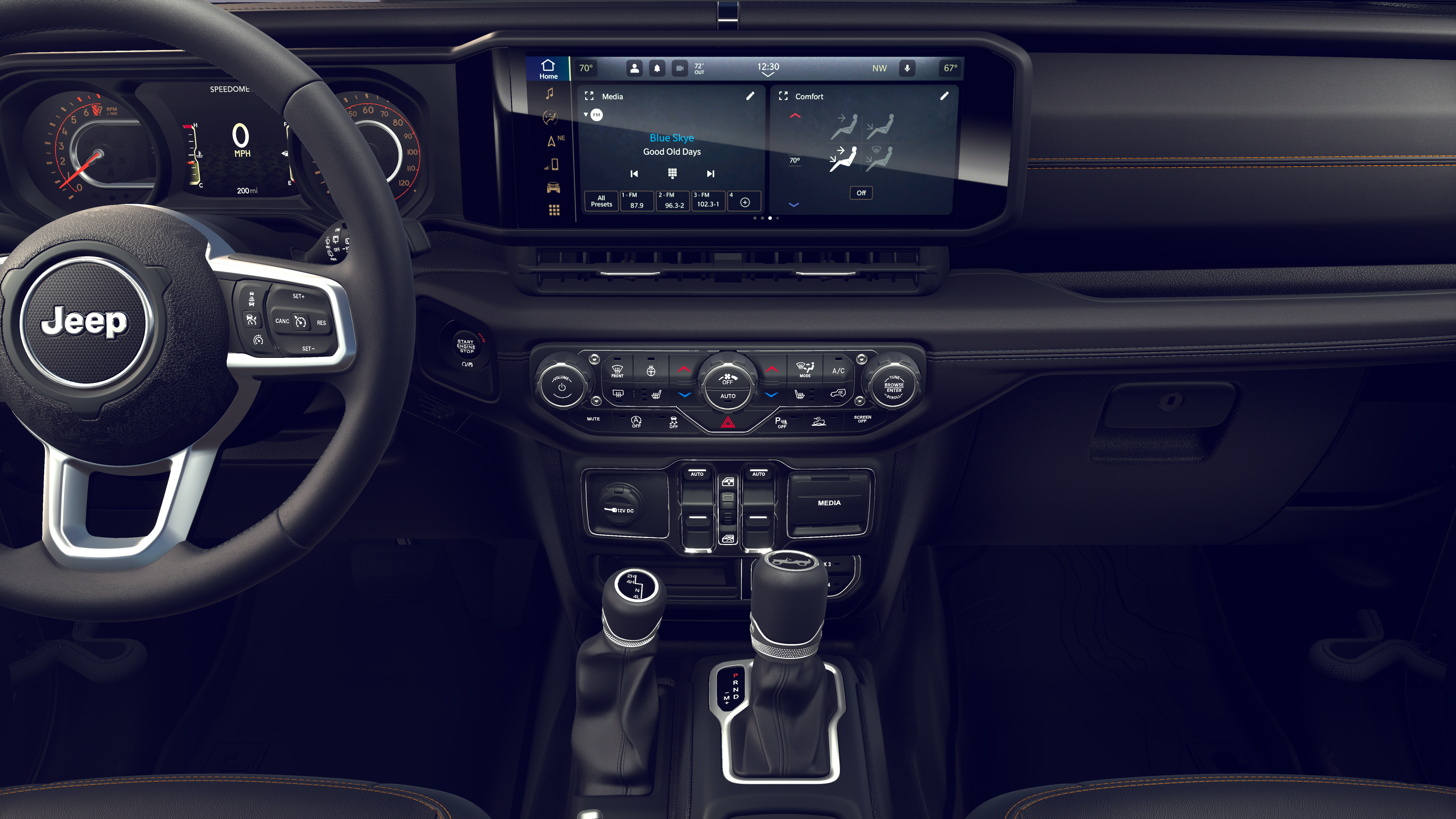 New 2026 Granite Crystal Metallic Clear-Coat Exterior Paint Jeep Sahara image 17