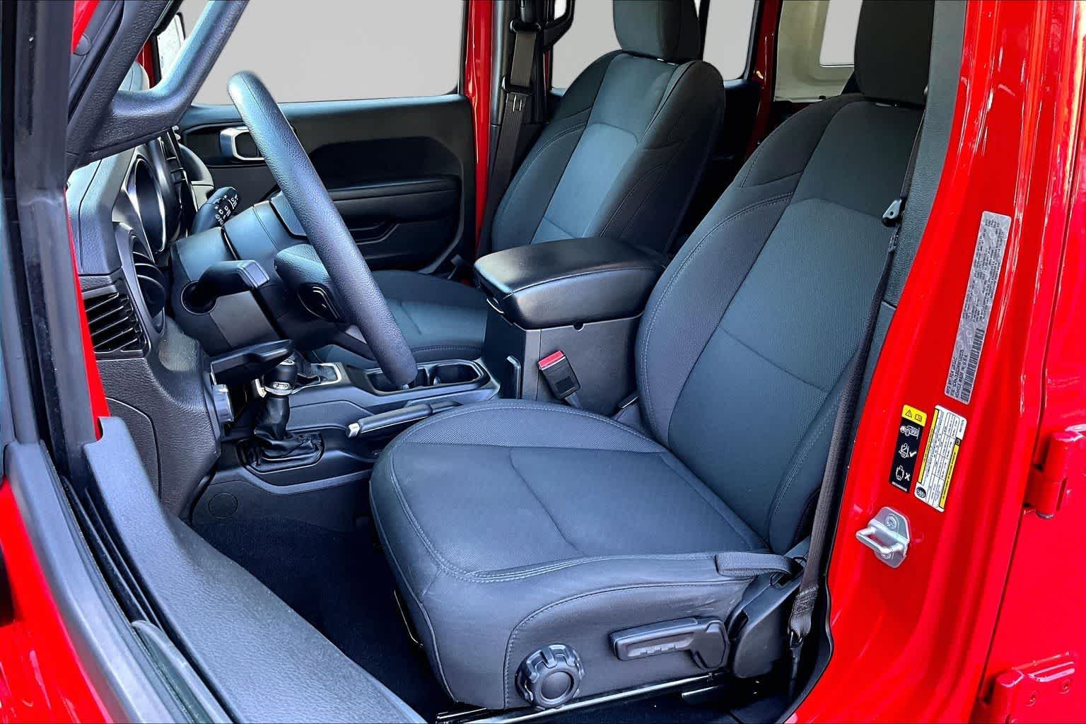 Used 2022 Firecracker Red Clearcoat Jeep Unlimited Willys Sport image 8