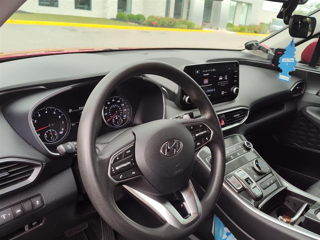 Used 2022 RED HYUNDAI SEL image 9