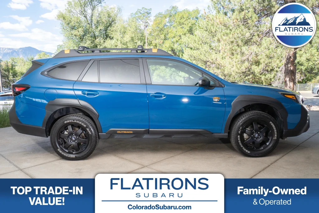 Used 2023 Blue Subaru Wilderness image 1