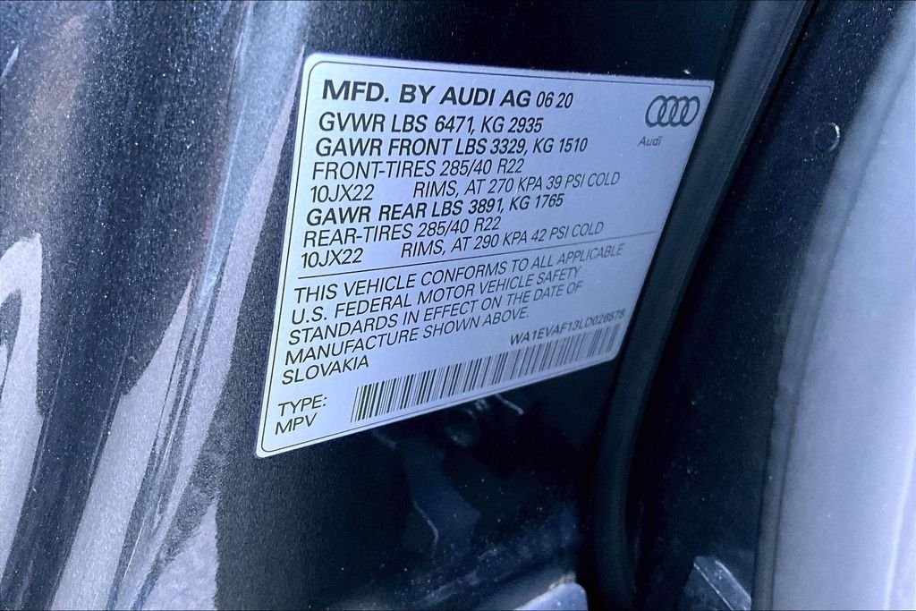 Used 2020 Gray Audi 55 Premium Plus image 19