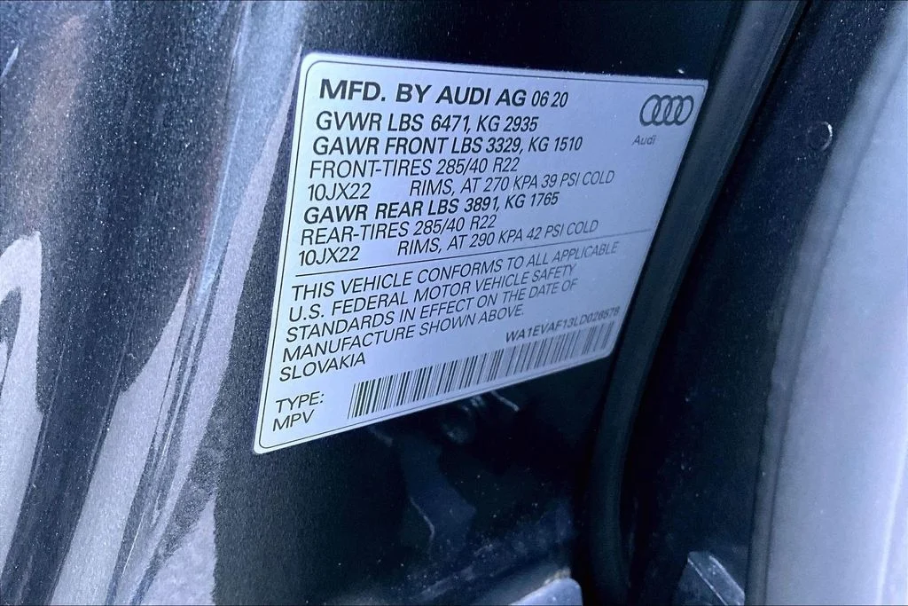 Used 2020 Gray Audi 55 Premium Plus image 19