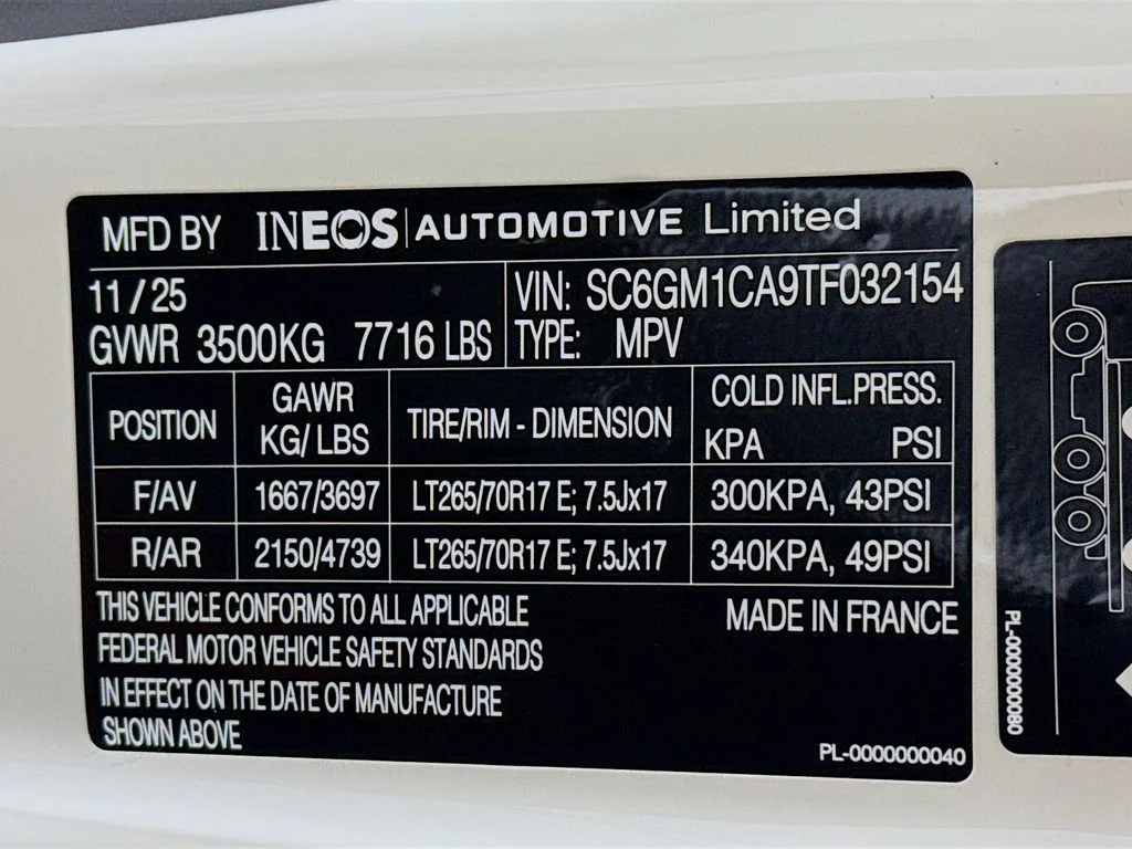 New 2026 White INEOS  image 26