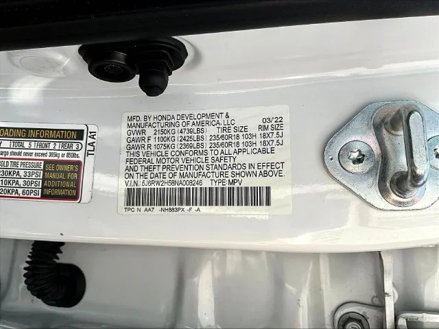Used 2022 White Honda EX image 21