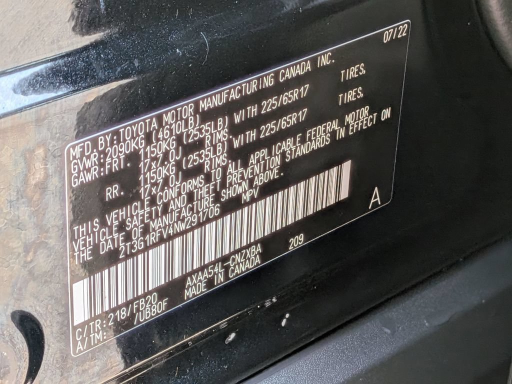Used 2022 Black Toyota LE image 38