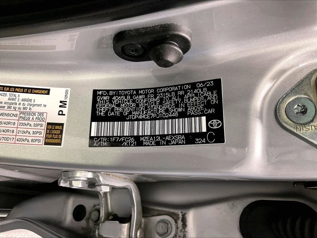 Used 2023 Silver Toyota SE image 36