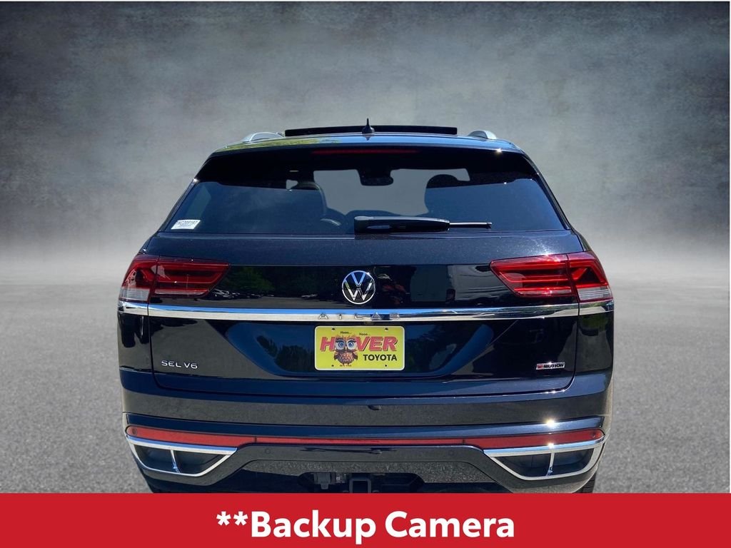 Used 2022 Black Volkswagen 3.6L V6 SEL R-Line image 4