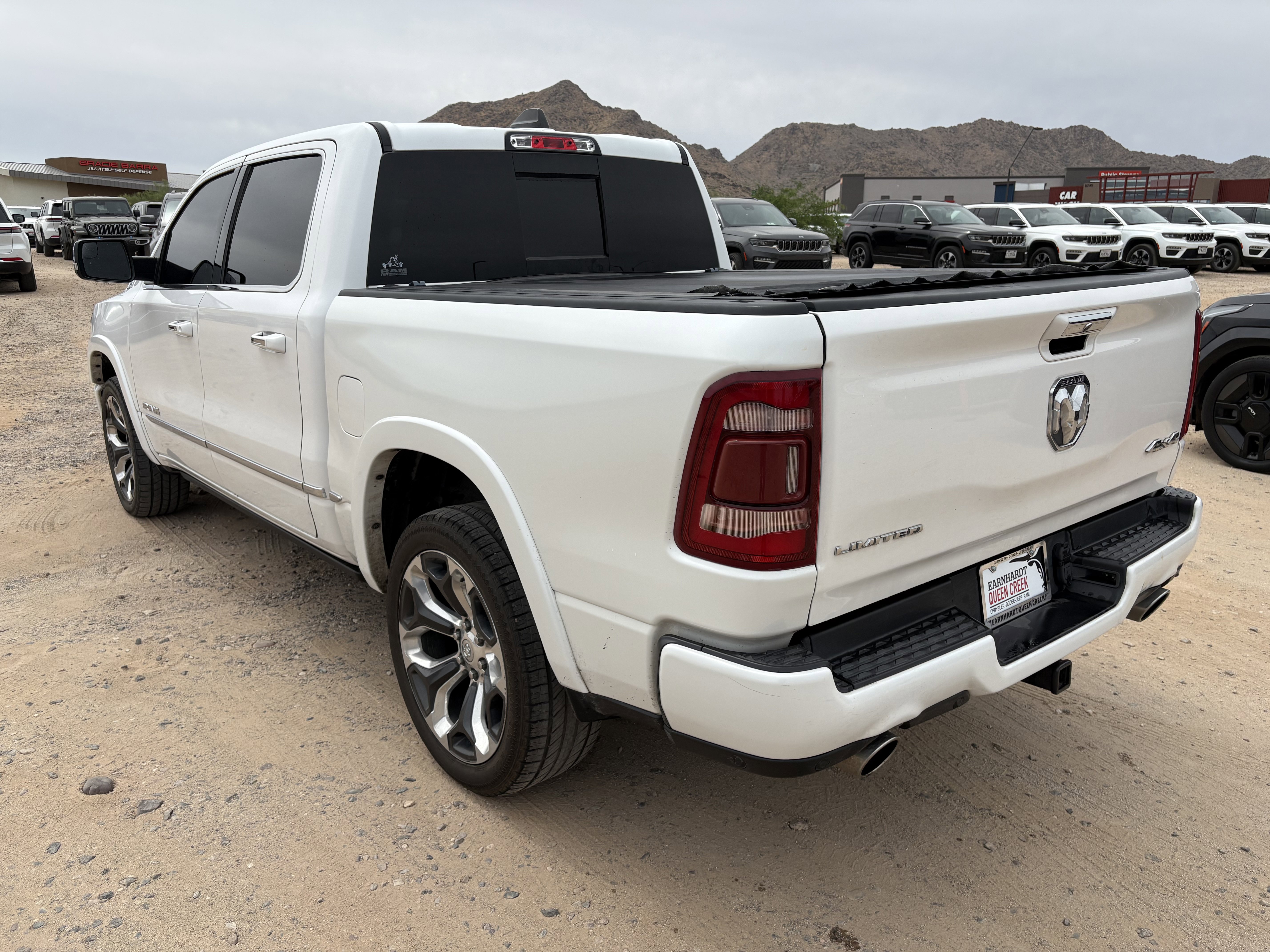 Used 2020 Ivory White Tri-Coat Pearlcoat Ram Limited image 3
