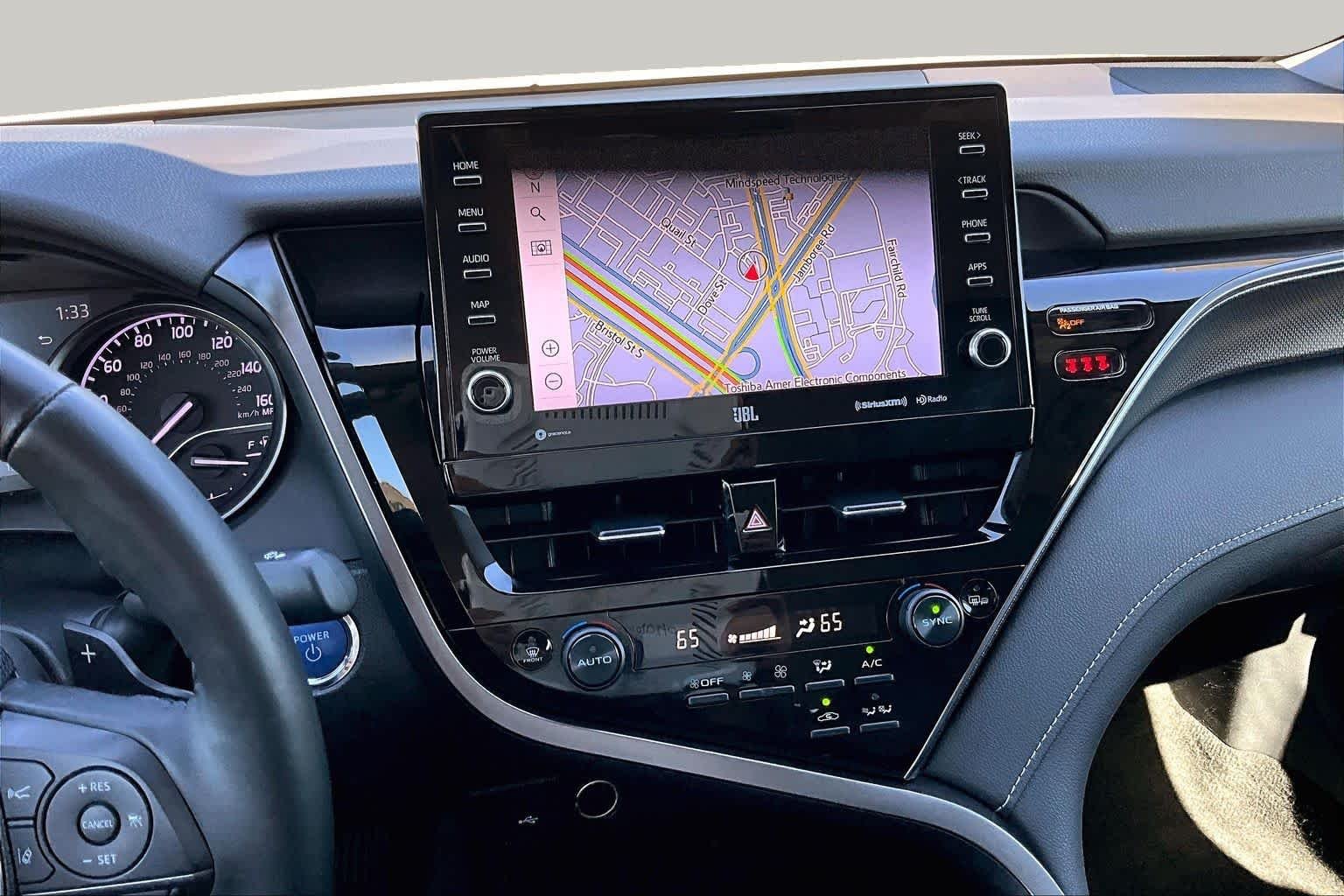Used 2023 Wind Chill Pearl/Midnight Black Metallic Toyota Hybrid XSE image 6