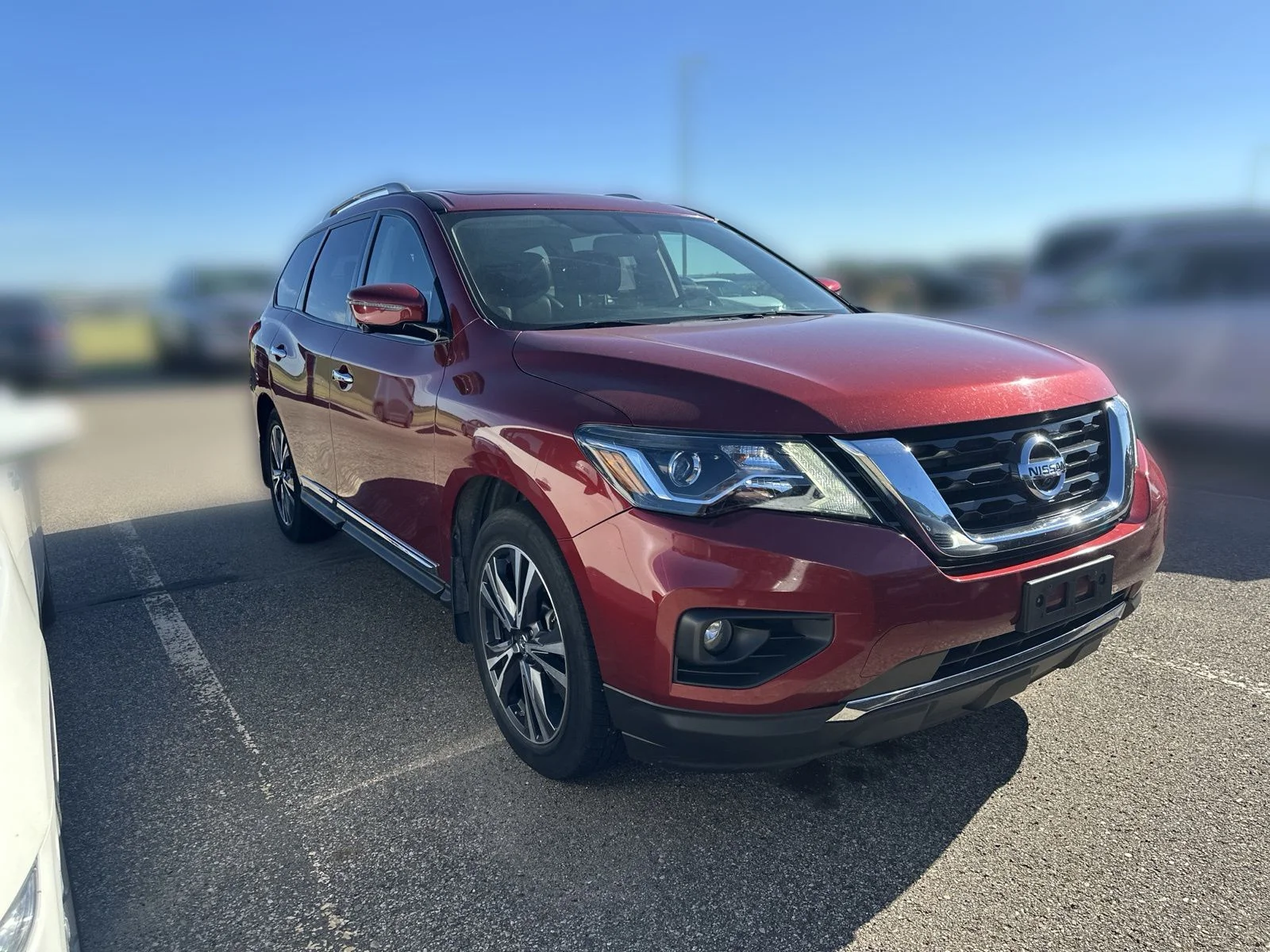 Used 2017 Red Nissan Platinum image 2