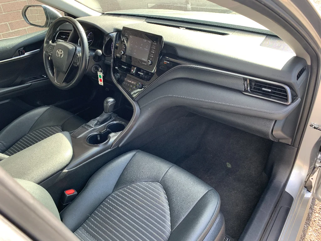Used 2024 Celestial Silver Metallic Toyota SE image 21