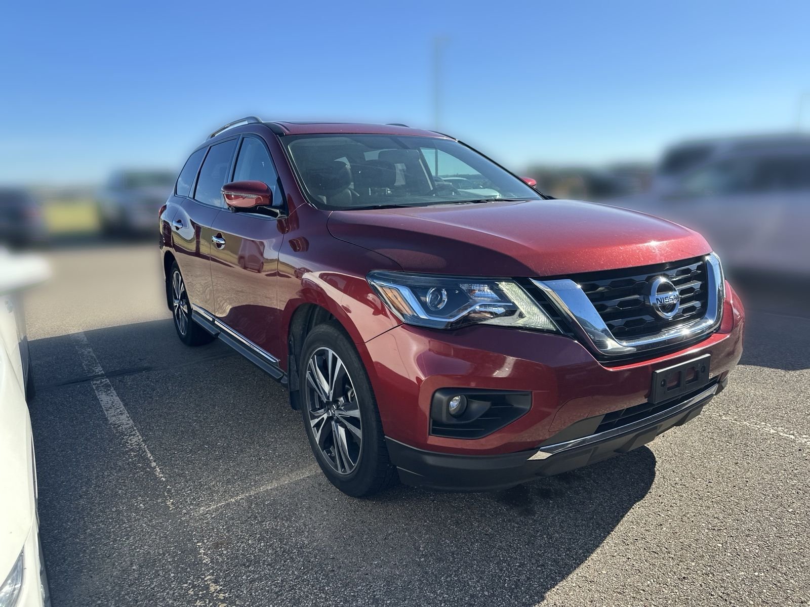 Used 2017 Red Nissan Platinum image 2