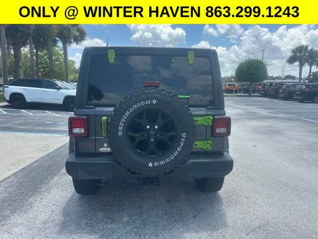 Used 2020 Gray Jeep Unlimited Willys image 5