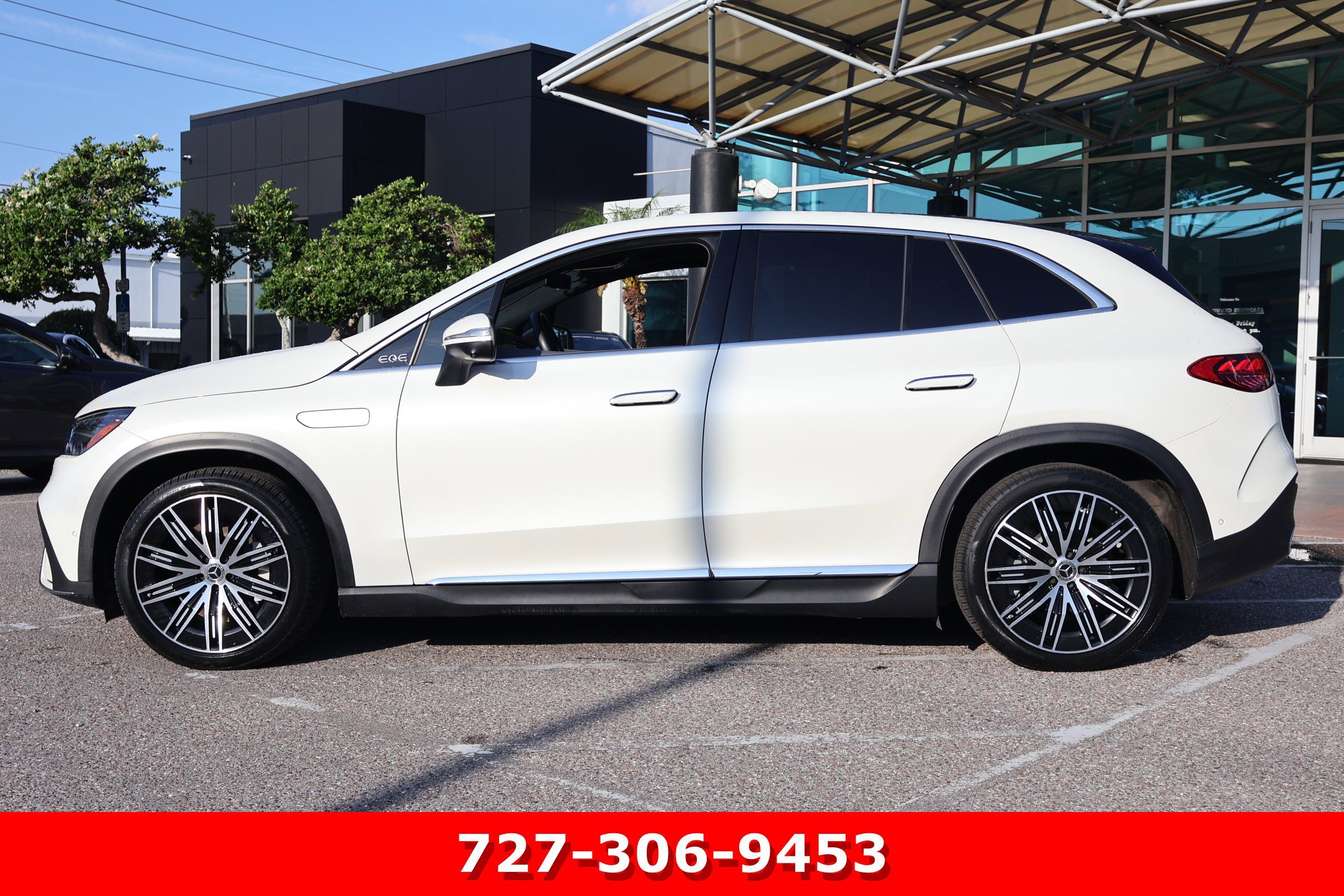 Certified Used 2023 MANUFAKTUR Diamond White Metallic Mercedes-Benz EQE 350 image 6