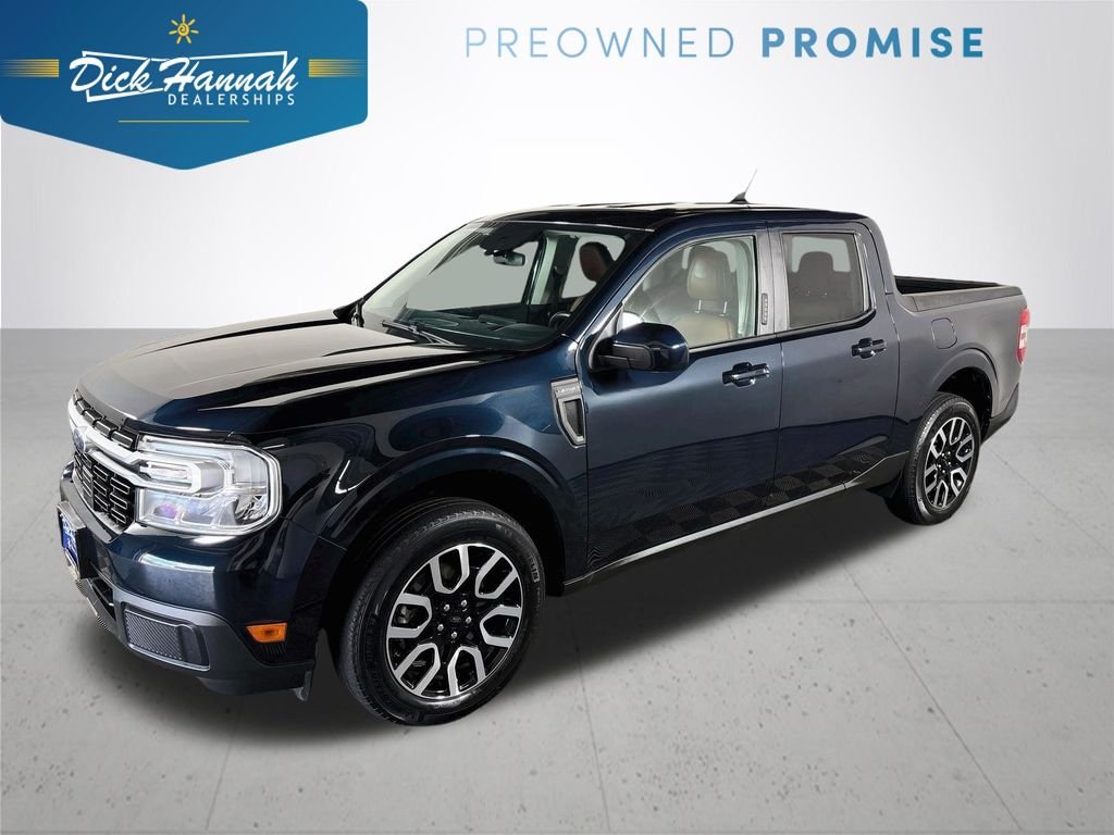 Used 2022 Blue Ford Lariat image 1
