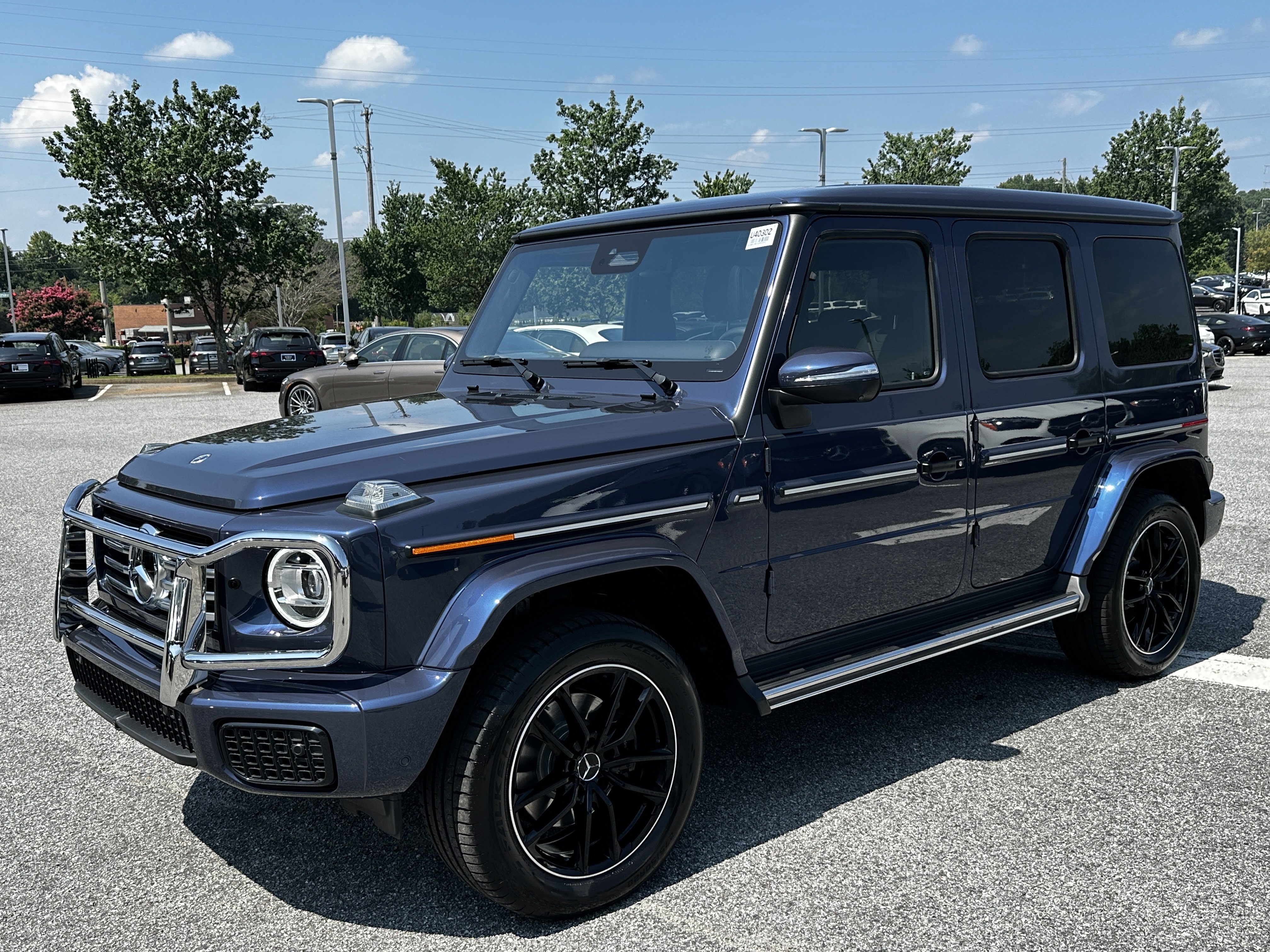 Certified Used 2025 Blue Mercedes-Benz G 550 image 4