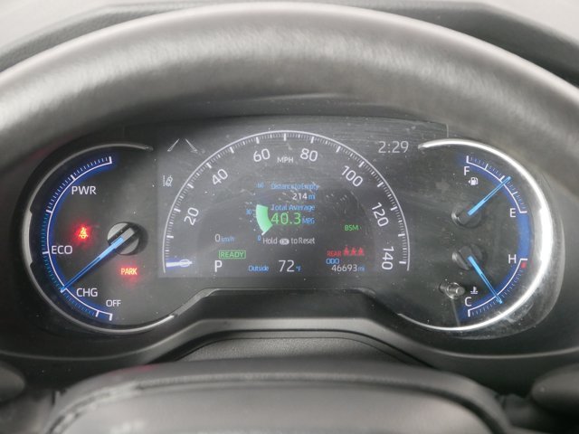 Certified Used 2025 Midnight Black Metallic Toyota Hybrid LE image 21