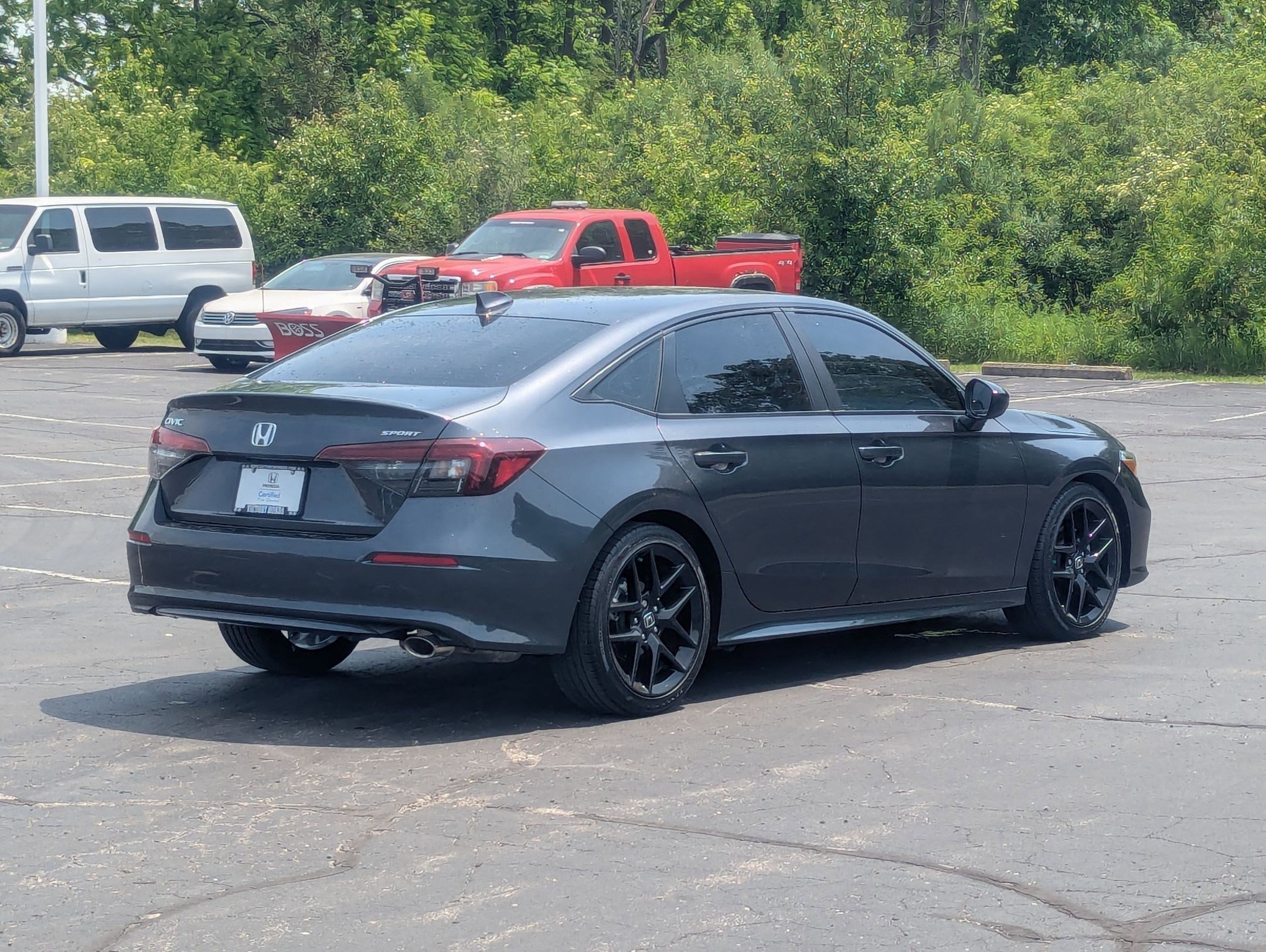 Certified Used 2025 Meteorite Gray Metallic Honda Sport image 9