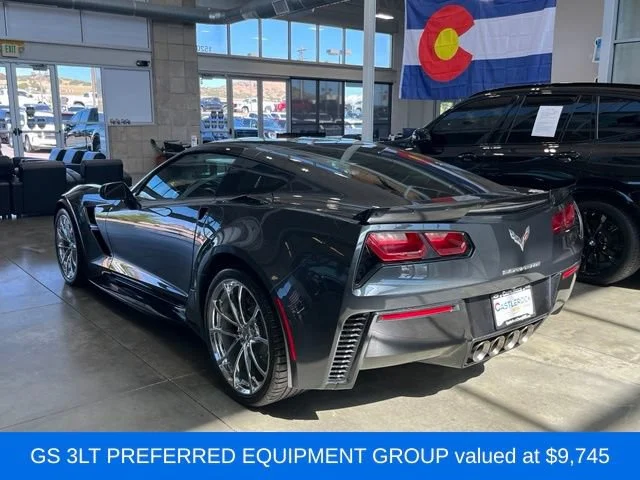 Used 2018 WATKINS GLEN GRAY METALLIC Chevrolet Grand Sport 3LT image 3