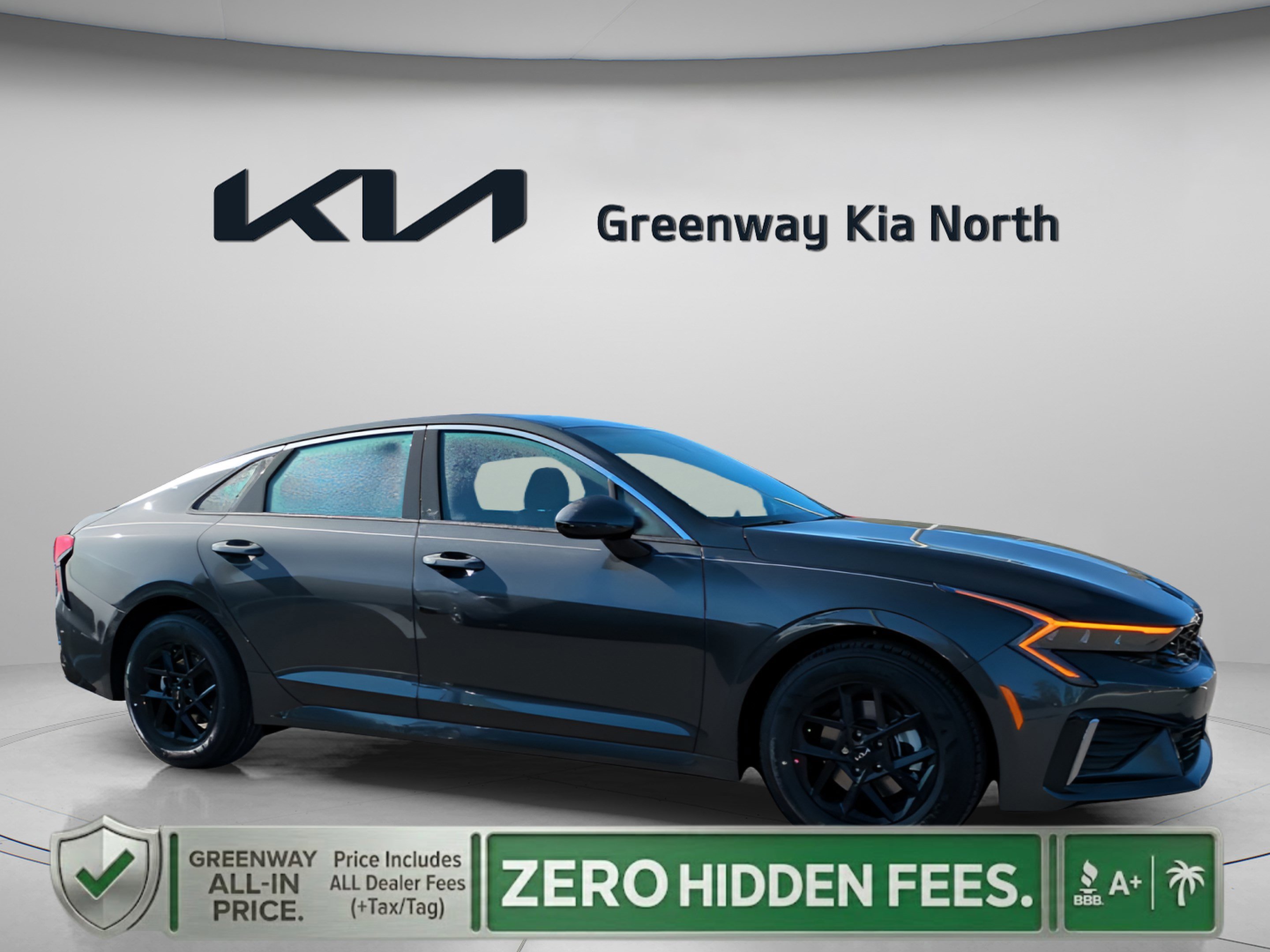 New 2026 Interstellar Gray Kia LXS FWD image 1