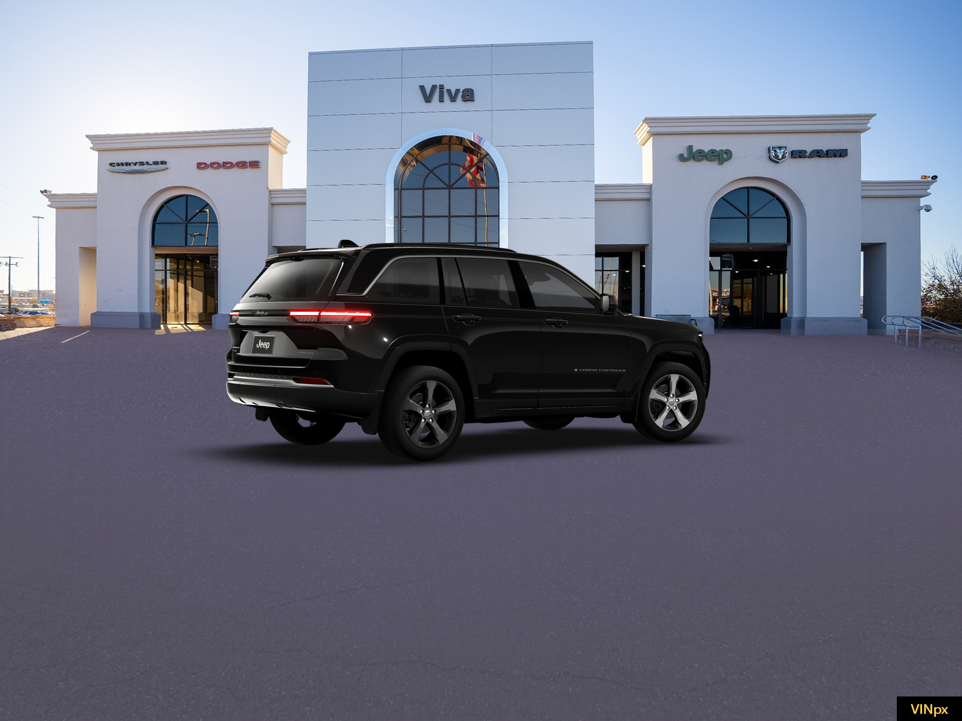 New 2026 Diamond Black Crystal Pearl-Coat Exterior Paint Jeep Limited image 8