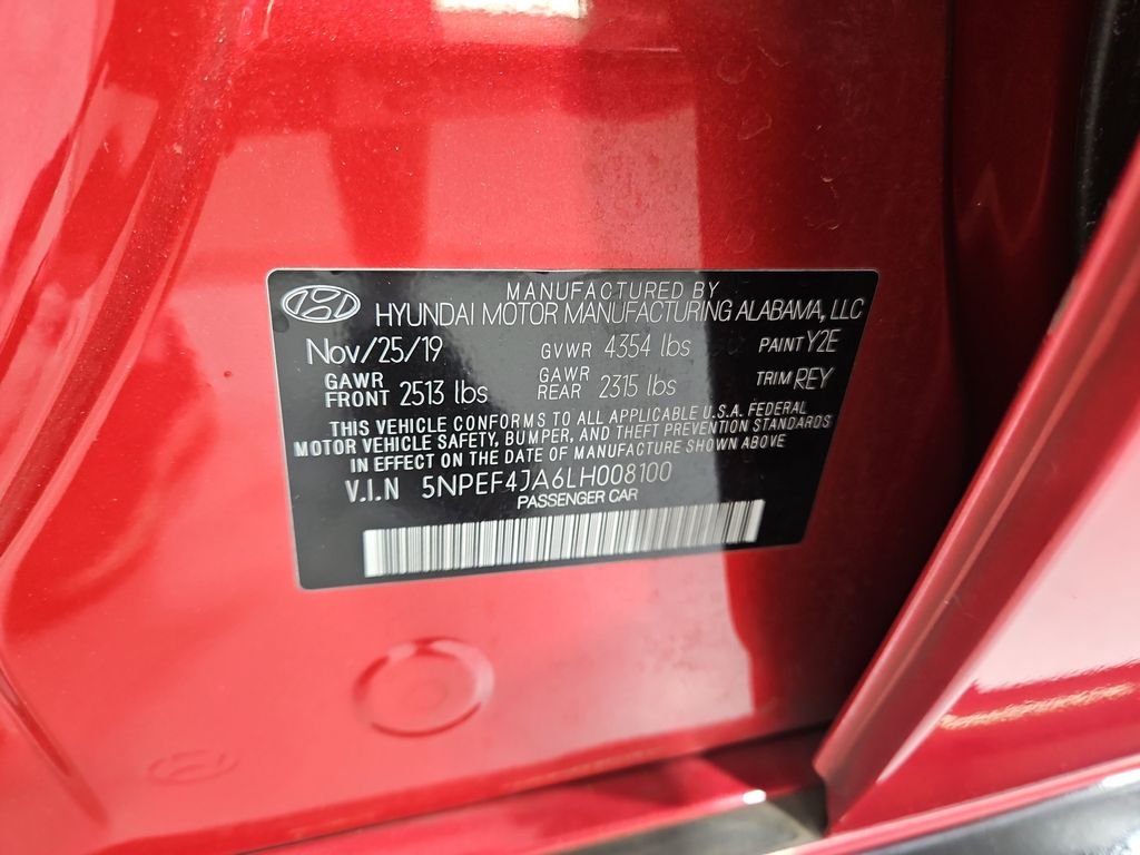 Used 2020 Red Hyundai SEL image 30
