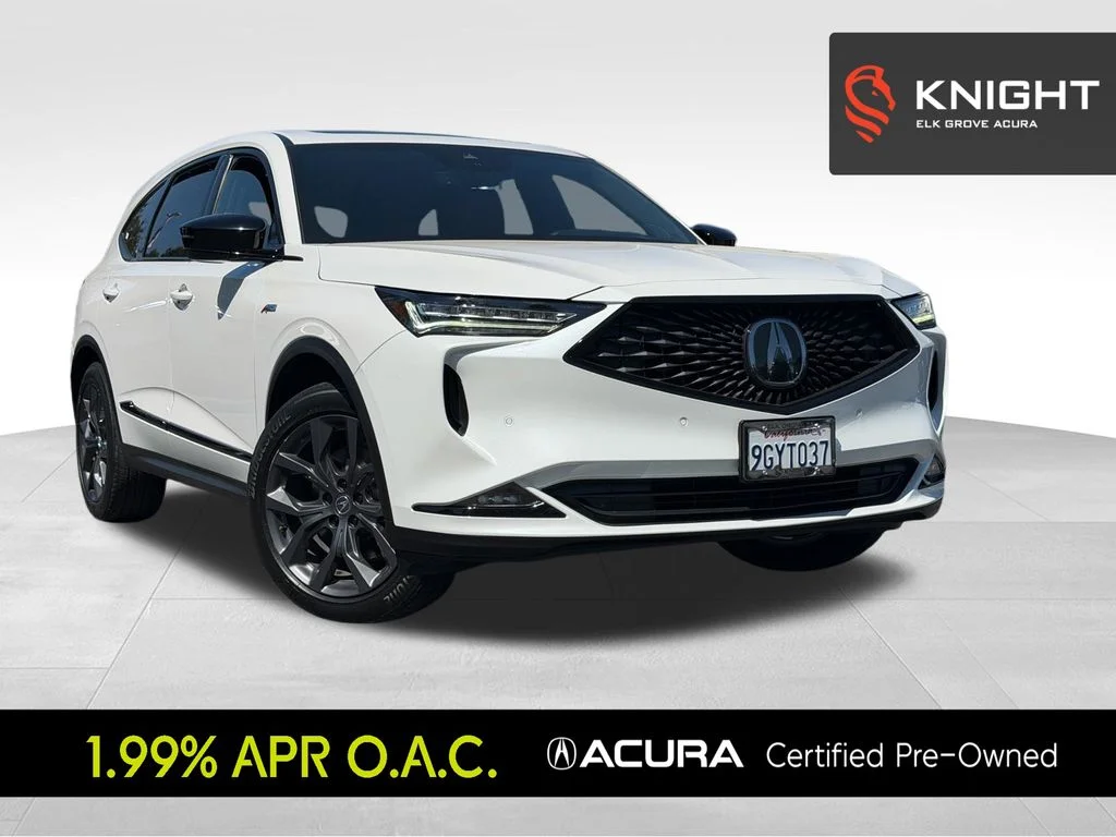 Certified Used 2023 Platinum White Pearl Acura A-Spec image 1