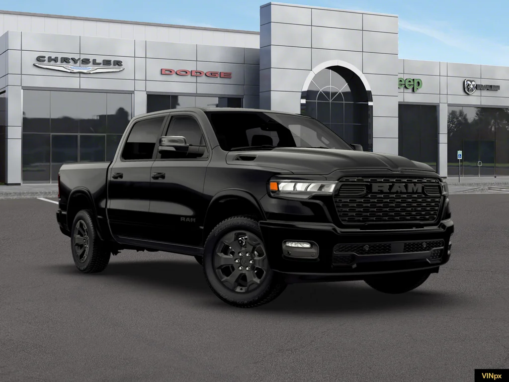 New 2026 Diamond Black Crystal Pearl-Coat Exterior Paint RAM Big Horn/Lone Star image 13