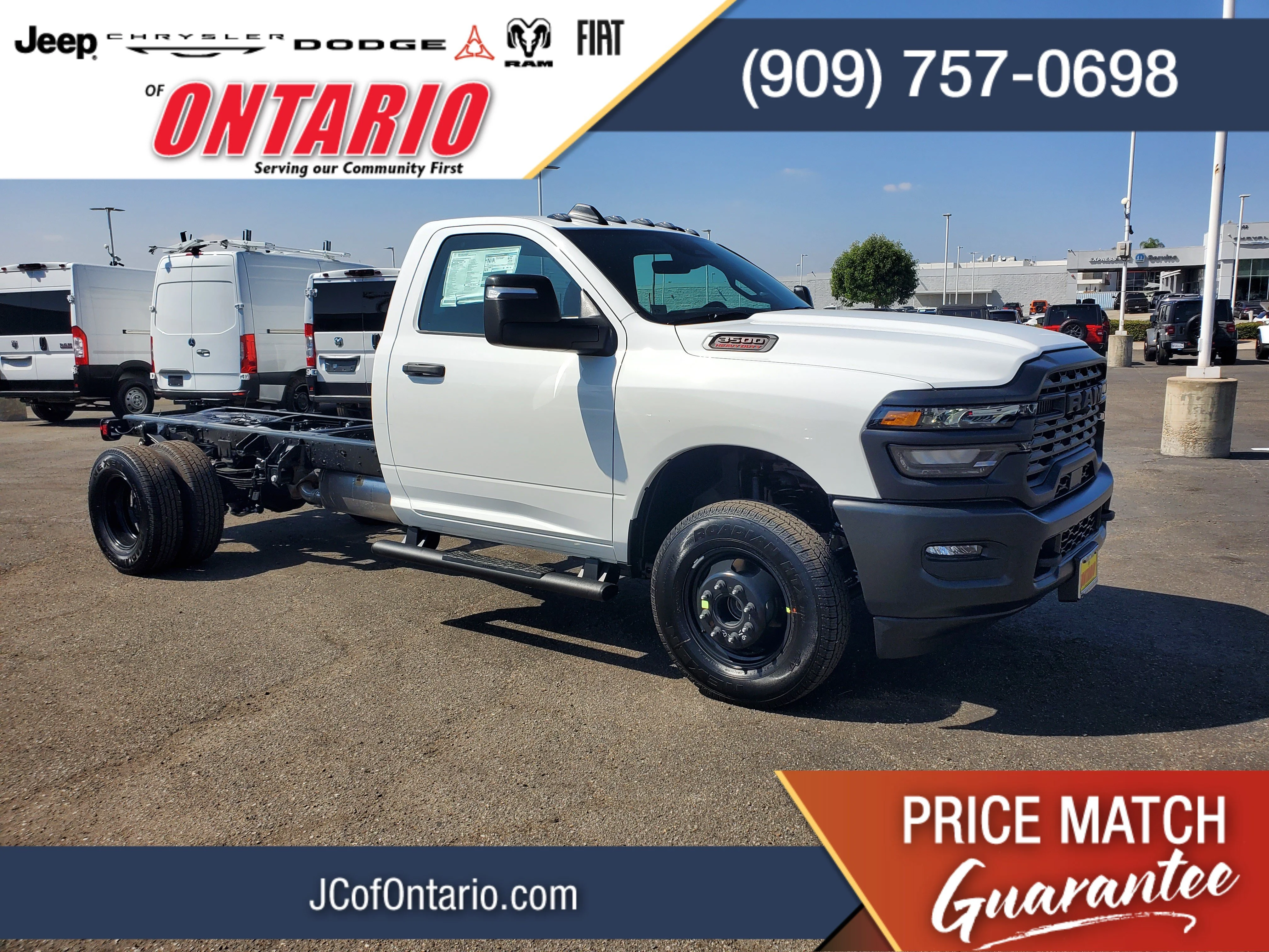 New 2026 Bright White Clear-Coat Exterior Paint RAM Tradesman image 1
