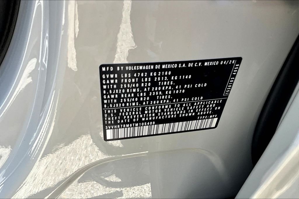 New 2026 Beige Volkswagen 2.0T SE R-Line Black image 19