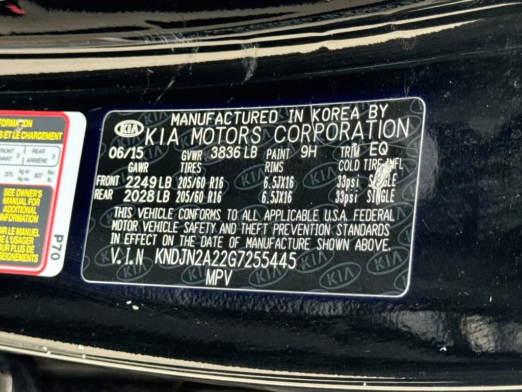 Used 2016 Black Kia Base image 36