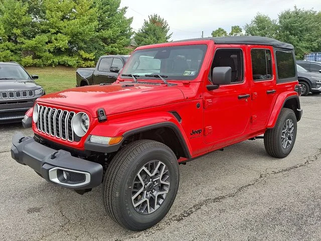 New 2025 Red Jeep Sahara image 3
