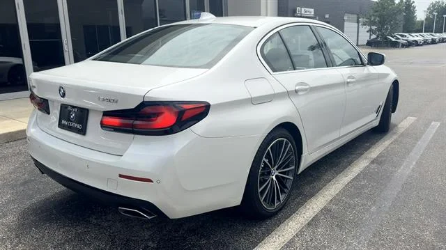 Certified Used 2023 Alpine White BMW 540i xDrive image 3