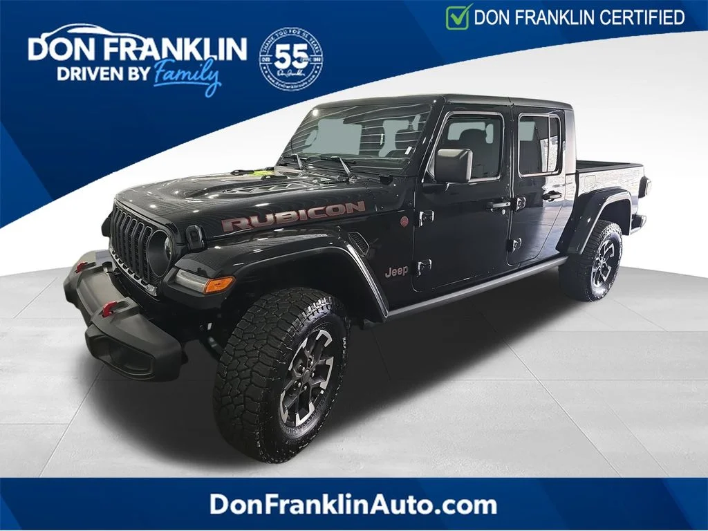Used 2025 Black Jeep Rubicon image 1