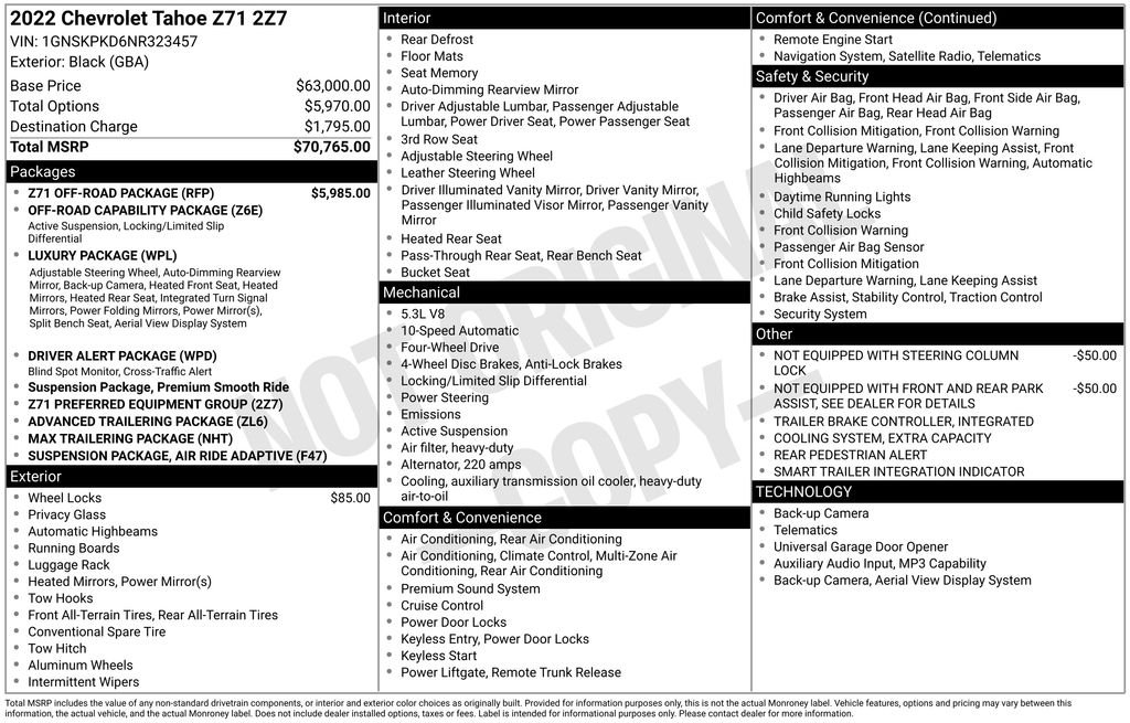 Certified Used 2022 Black Chevrolet Z71 image 30