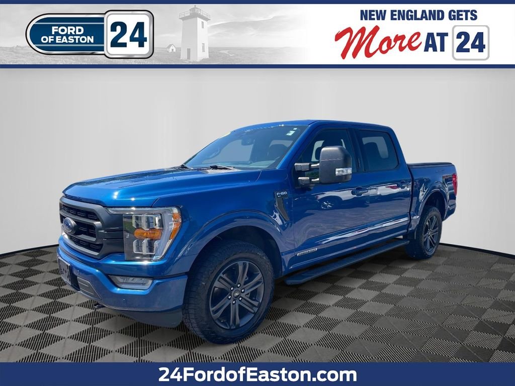 Used 2022 Blue Ford XLT image 1
