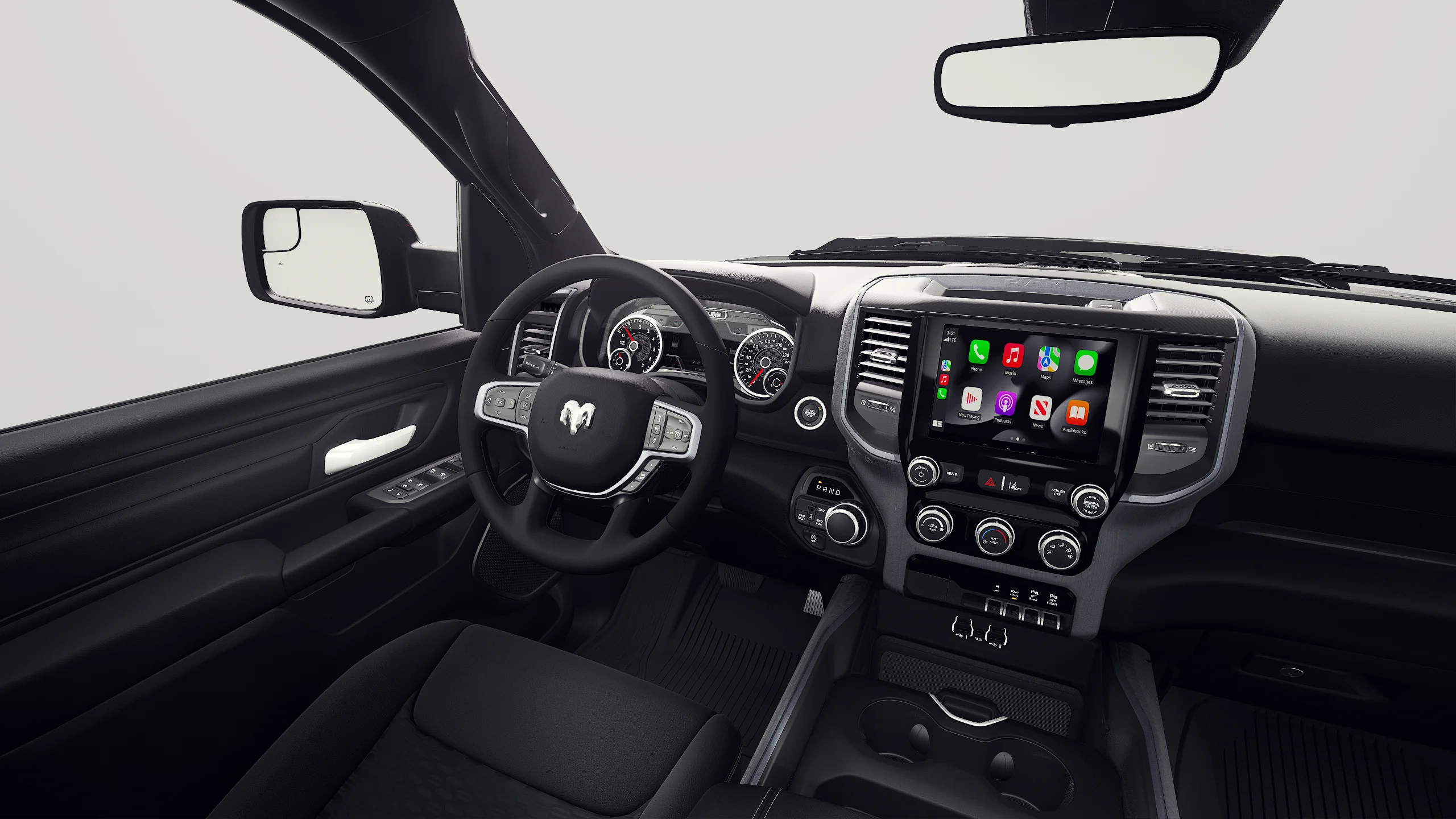 New 2027 Diamond Black Crystal Pearl-Coat Exterior Paint RAM  image 8