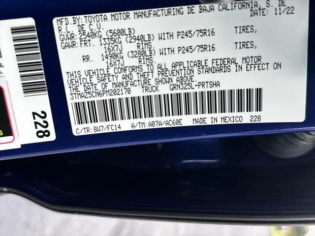 Certified Used 2023 BLUE CRUSH METALLIC Toyota  image 31
