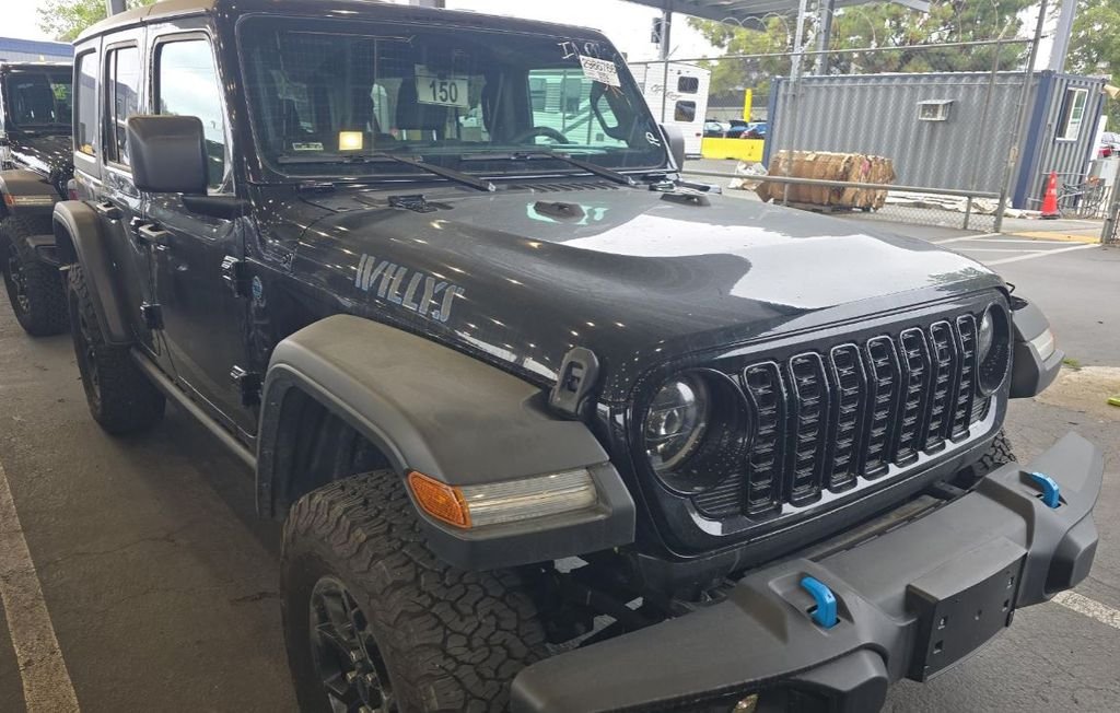 Used 2024 Jeep Wrangler 4xe Willys 4XE with VIN 1C4RJXN64RW145627 for sale in Kansas City