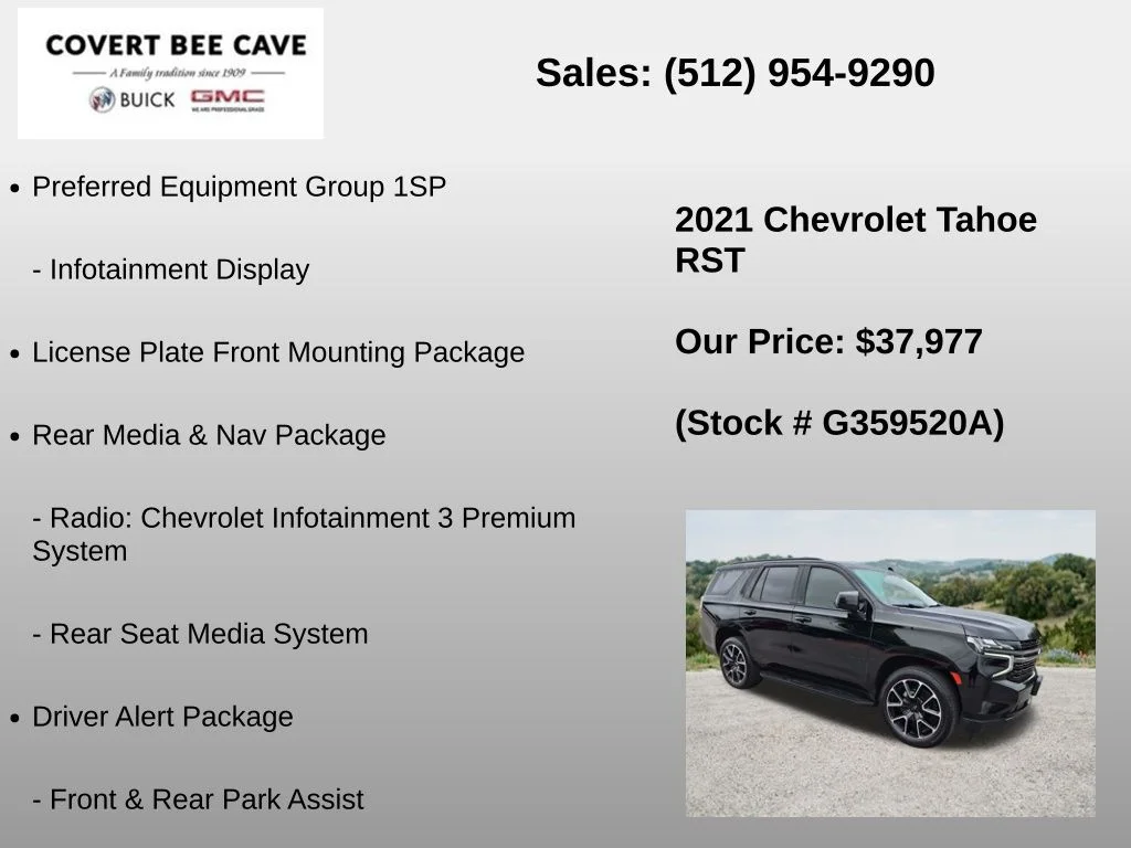 Used 2021 Black Chevrolet RST image 18