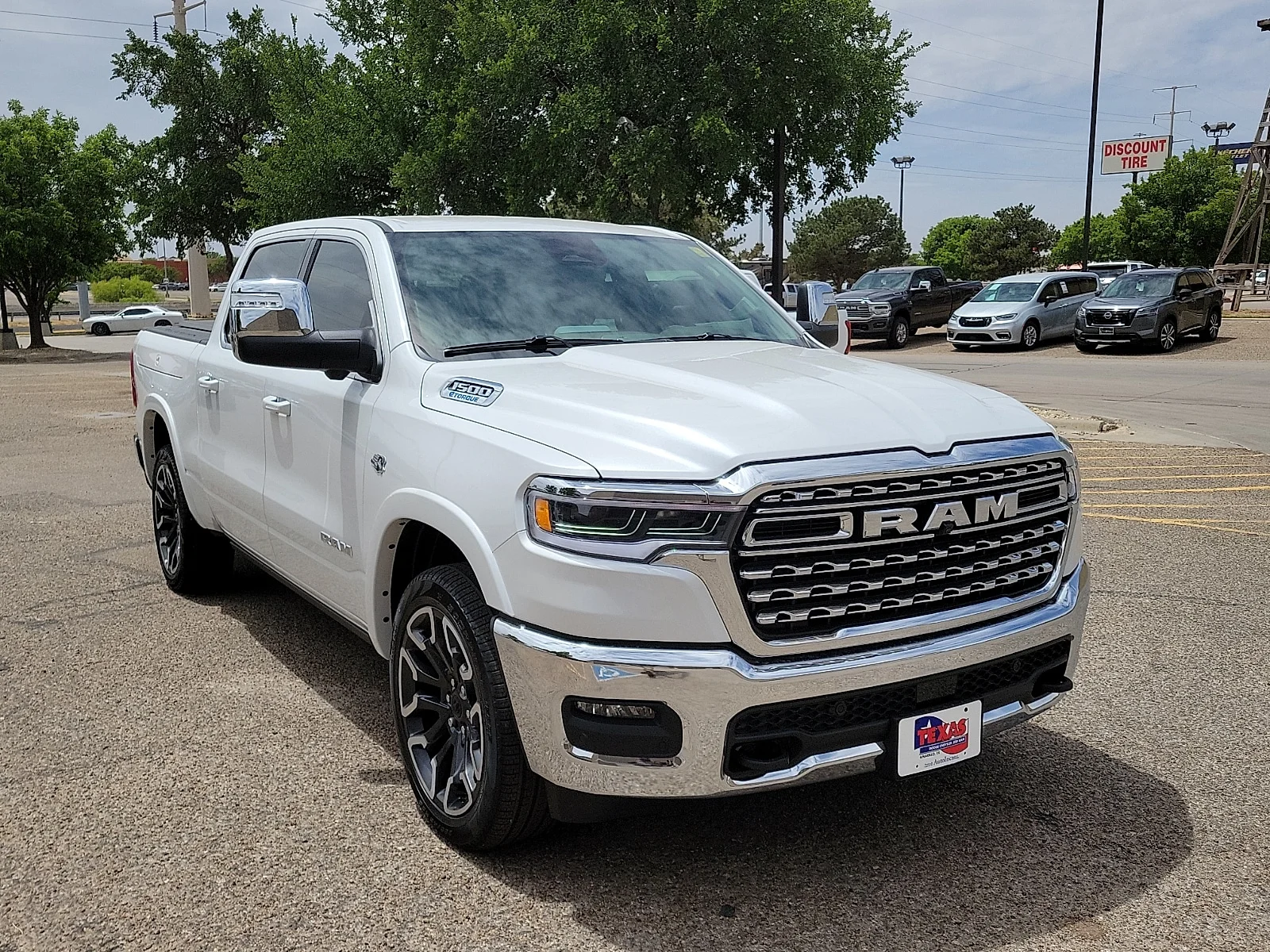 New 2026 Bright White Ram LIMITED LONGHORN CREW CAB 4X4 5