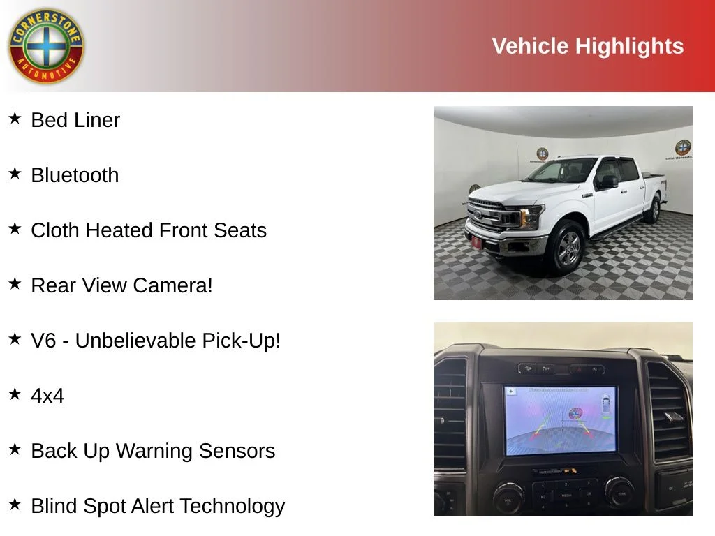 Used 2018 Ford F-150 XLT with VIN 1FTFW1EG0JKC83378 for sale in Elk River, Minnesota