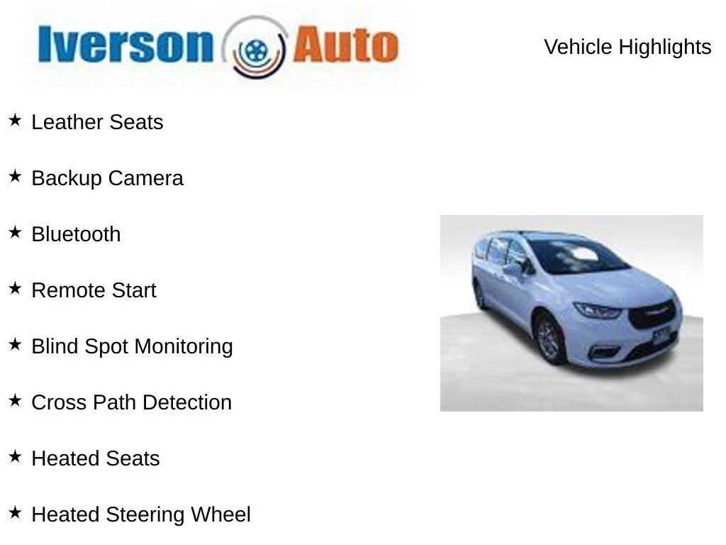 Used 2022 White Chrysler Touring L image 2
