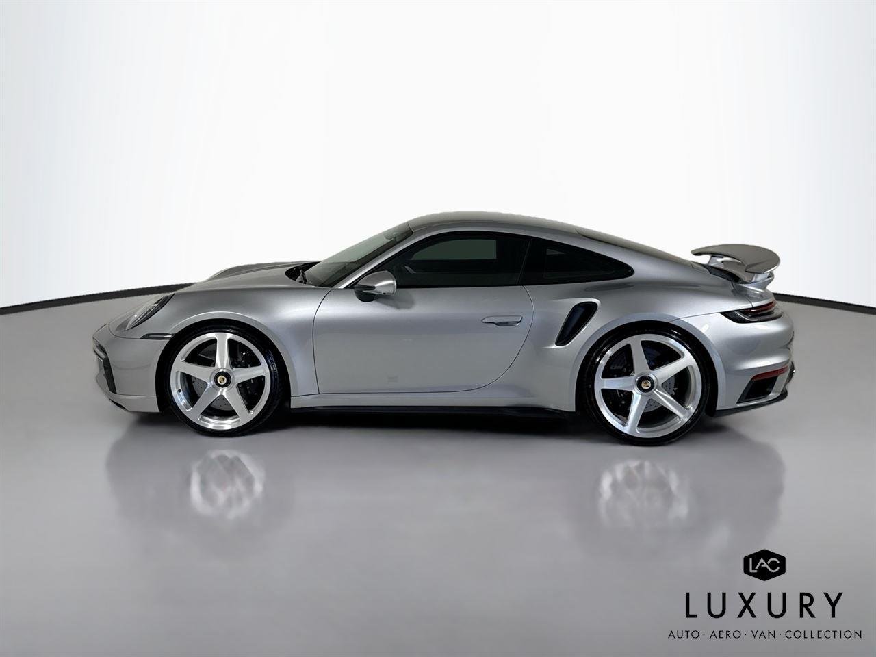 Used 2024 GT Silver Metallic Porsche Turbo S | AG Luxury Wheels |PCCB | Front Lift | Sport Seats image 9