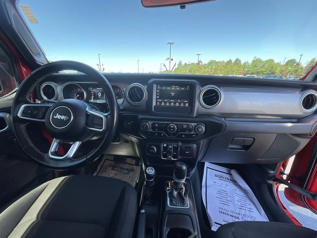 Used 2021 Red Jeep Unlimited Sahara image 10