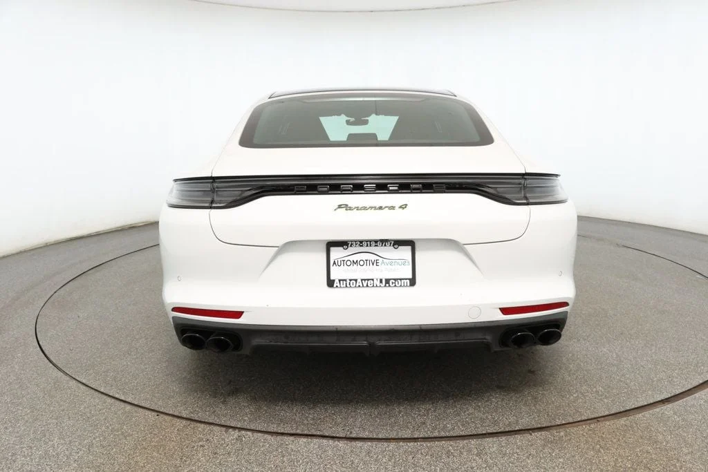 Used 2023 Carrara White Metallic Porsche 4 E-Hybrid Platinum Edition AWD w/ 21