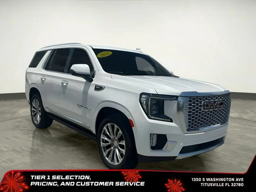 Used 2022 White Frost Tricoat GMC Denali image 14