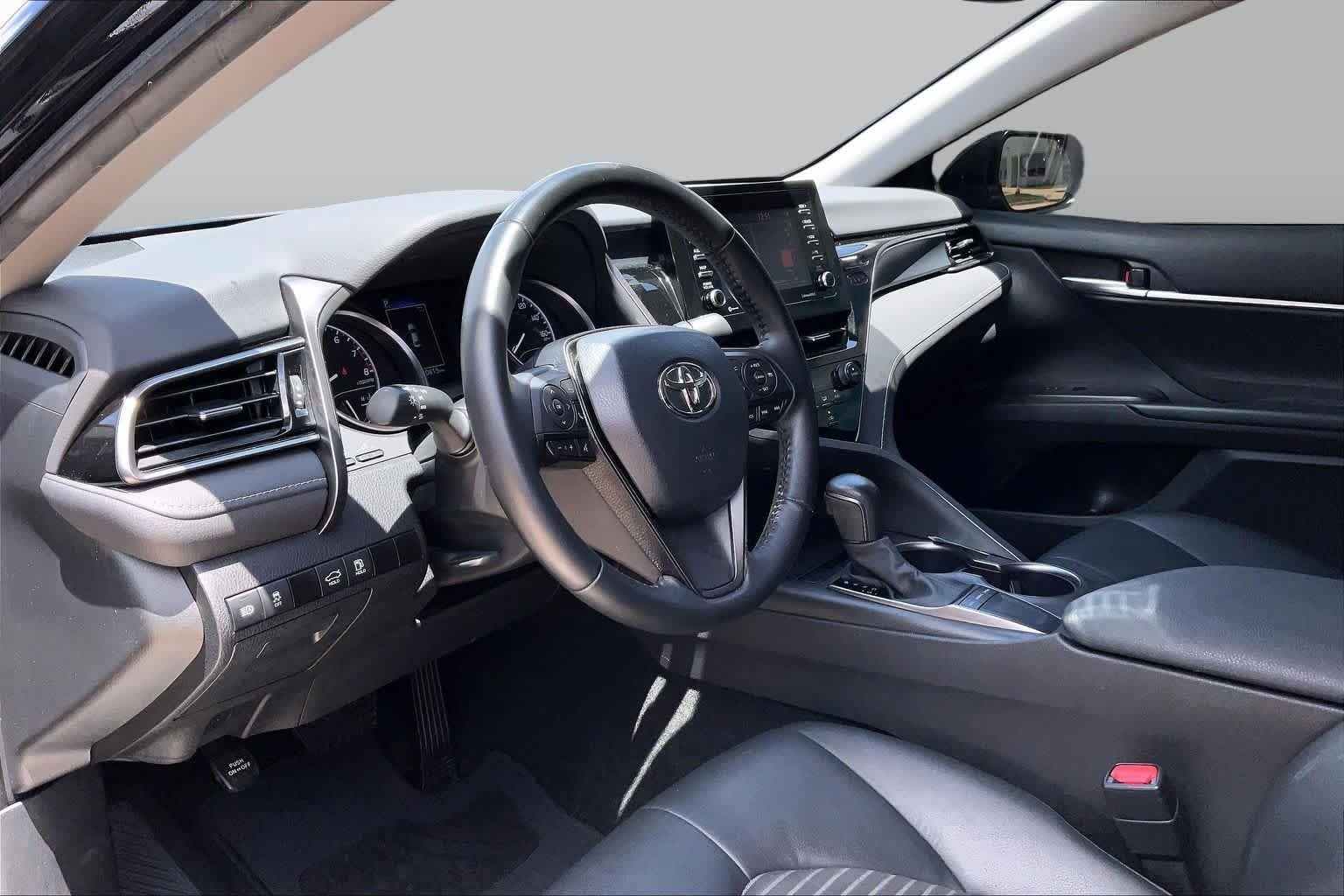 Used 2023 Midnight Black Metallic Toyota SE Nightshade image 15