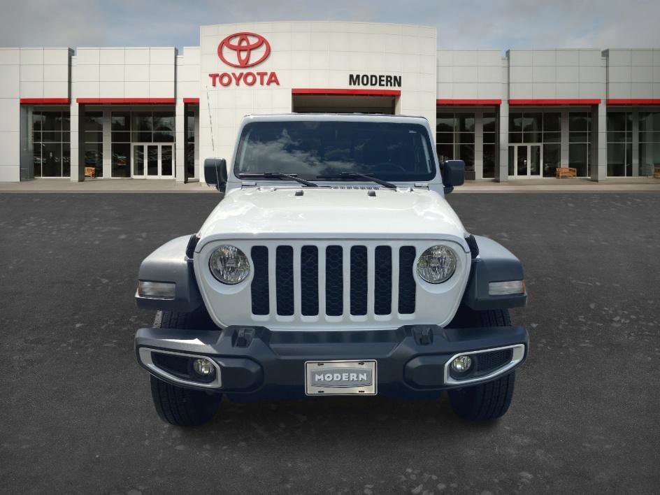 Used 2023 Bright White Clearcoat Jeep Sport S image 2